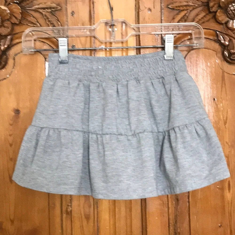 Justice Heather Gray Skater Skirt
